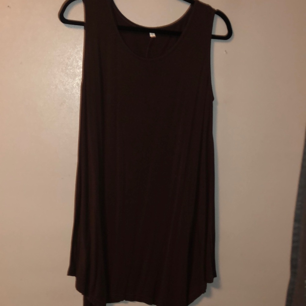 Tank top style short dress